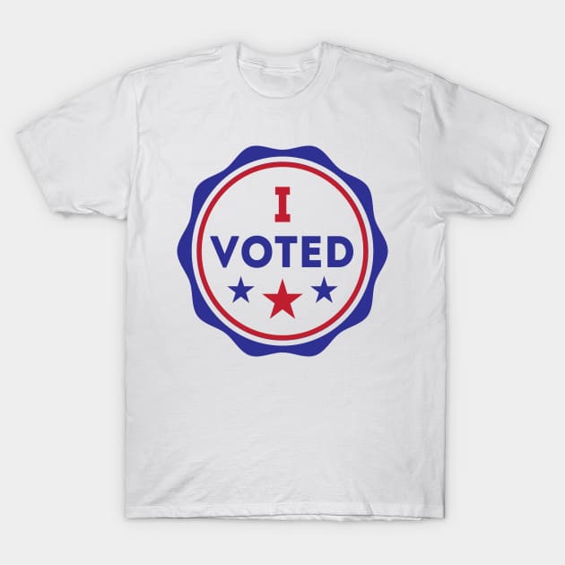 I Voted T-Shirt by Rise And Design